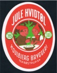 Etiket fra det lokale Houlbjerg Bryggeri str. H112 x B86 mm - Kender du historien? stal, personer, mv.