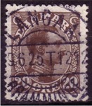 Bureaustempel (togstempel) LANGAA - BRAMMINGE dateret 9.6.1925, alts det vi i daglig tale kalder Silkeborgbanen